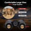 imageBinoculars for Adults High Powered 12x42 HD Zoom Binocular for Bird Watching Hunting  Powerful Lightweight Waterproof Binoculars with Phone Adapter for Travel Cruise Ship Stargazing HikingK12