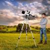 imageGskyer Telescope 70mm Aperture 400mm AZ Mount Astronomical Refracting Telescope for Kids Beginners  Travel Telescope with Carry Bag Phone Adapter and Wireless RemoteAZ70400