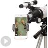 imageGskyer Telescope 70mm Aperture 400mm AZ Mount Astronomical Refracting Telescope for Kids Beginners  Travel Telescope with Carry Bag Phone Adapter and Wireless RemoteAZ70400