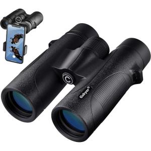 imageBinoculars for Adults High Powered 12x42 HD Zoom Binocular for Bird Watching Hunting  Powerful Lightweight Waterproof Binoculars with Phone Adapter for Travel Cruise Ship Stargazing HikingK12